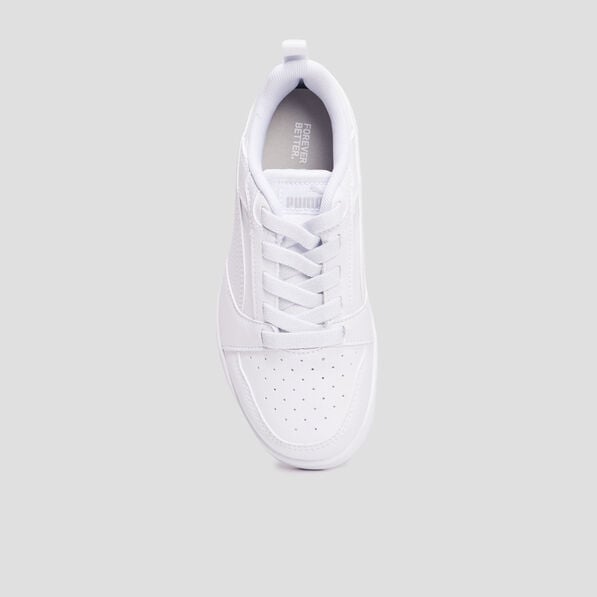 tennis basses a lacets puma joy blanc fille Tennis basses à lacets Puma Joy blanc fille