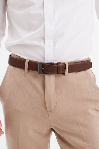 Ceinture marron homme