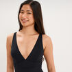 Maillot de bain une pi&egrave;ce gainant noir femme