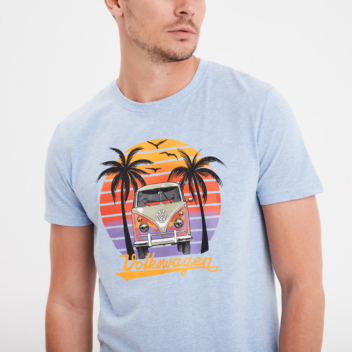 Ensemble pyjama Volkswagen bleu gris homme