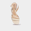 Sandales c&eacute;r&eacute;monie &agrave; talons 5 cm blanc femme