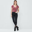 Jeans skinny taille haute Liberto denim noir femme