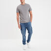 T-shirt col rond manches courtes Creeks gris foncé homme