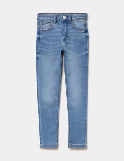 Jean skinny 5 poches denim double stone fille