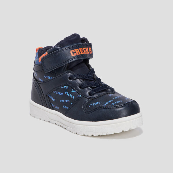 Baskets montantes Creeks bleu marine garçon