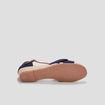 Sandales compensées Creeks bleu femme