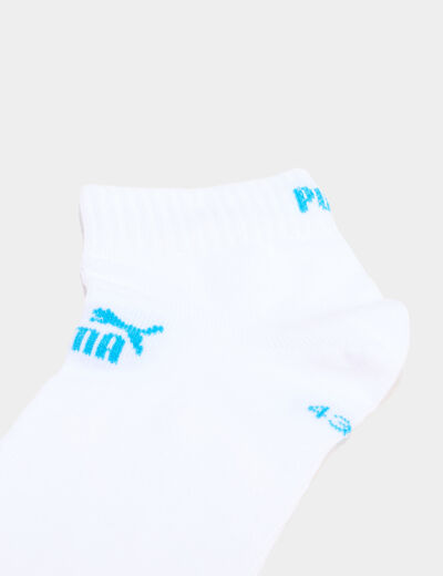 Lot 3 paires socquettes Puma blanc homme