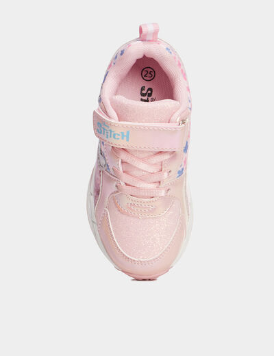 Baskets running lumineuses Stitch rose fille