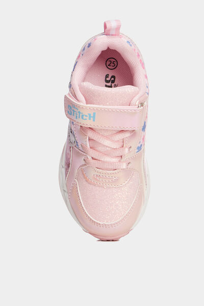 Baskets running lumineuses Stitch rose fille