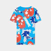 T-shirt manches courtes coton Sonic bleu garçon