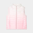 Doudoune légère sans manches rose pastel fille