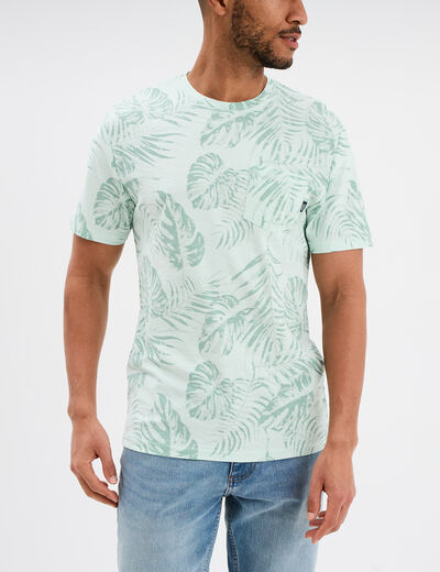 T-shirt manches courtes Creeks vert homme