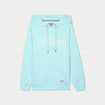 Sweat &agrave; capuche hoodie bleu turquoise femme