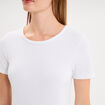 T-shirt thermique Damart x Trappeur blanc femme