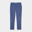 Pantalon chino droit stretch bleu foncé homme