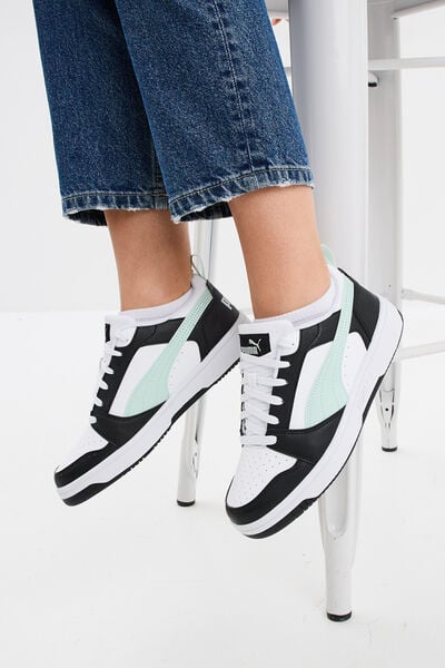 Tennis Rebound V6 Puma vert pastel femme