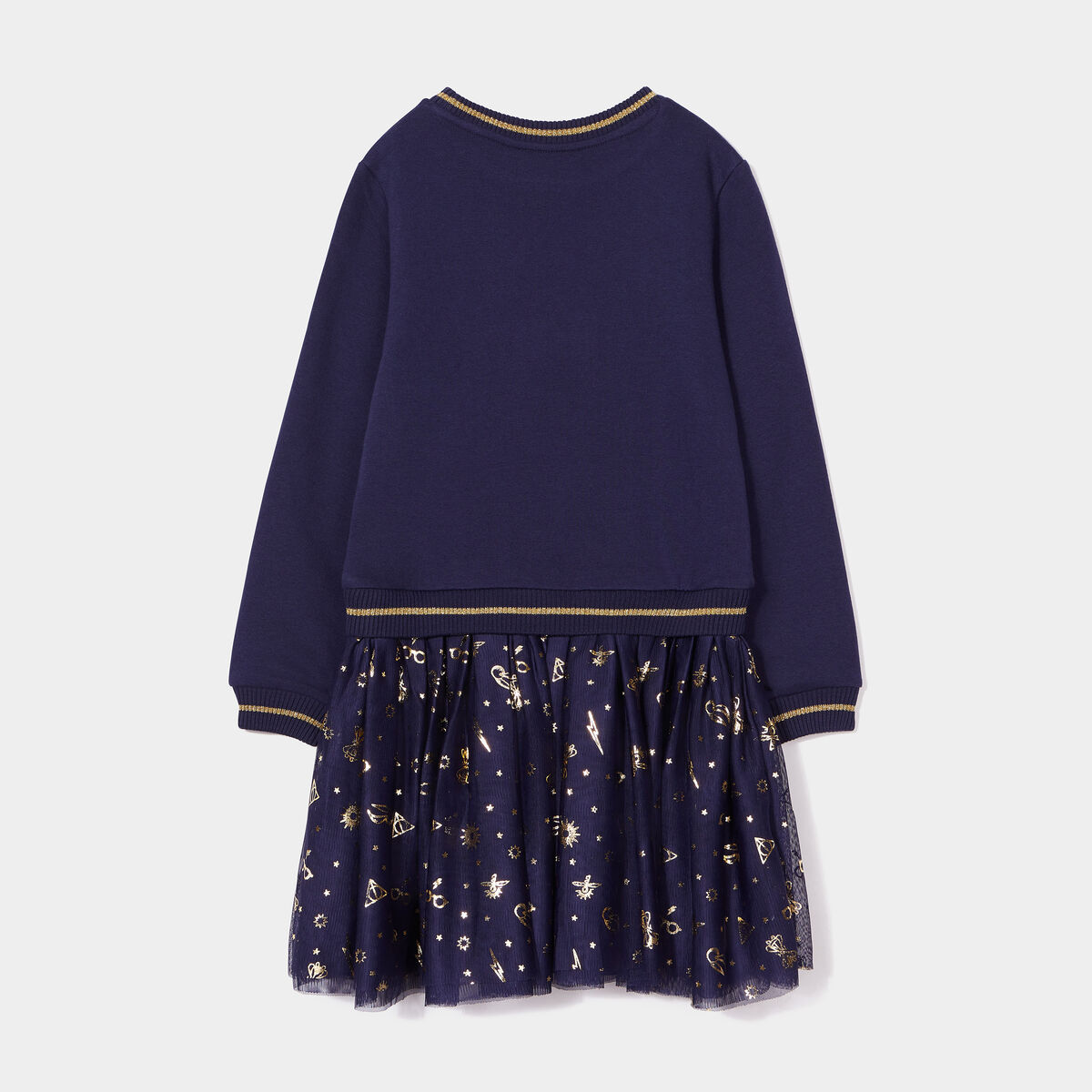 Robe 2-en-1 patineuse Harry Potter bleu marine fille