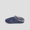 Chaussons emboîtant à col bleu homme