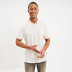Polo jersey droit manches courtes coton gris homme