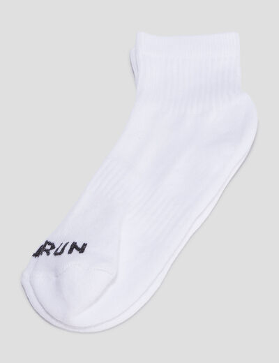 Lot 3 paires socquettes blanc femme