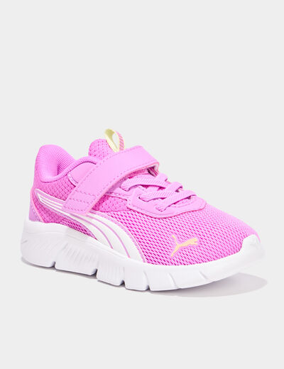 Baskets running scratchs Puma Flexfocus rose framboise fille