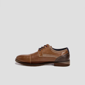 derbies a lacets bout amande marron homme Derbies à lacets bout amande marron homme