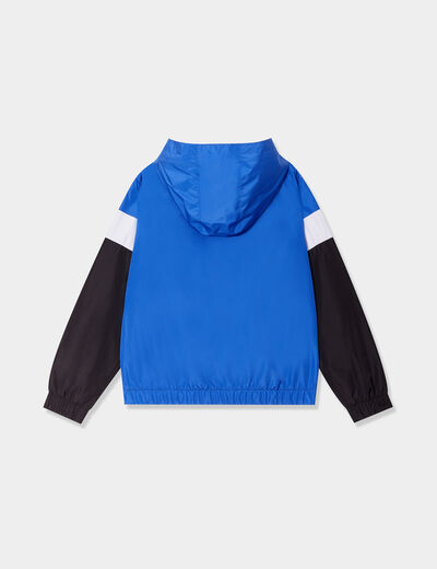 Veste à capuche zippée noir garçon