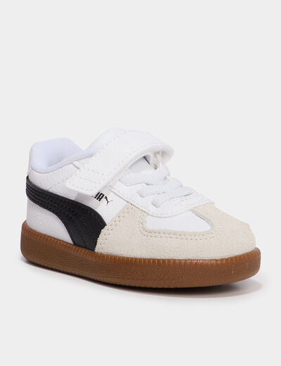Baskets &agrave; scratchs Puma noir b&eacute;b&eacute; gar&ccedil;on