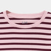 T-shirt c&ocirc;tel&eacute; ajust&eacute; manches longues bordeaux fille