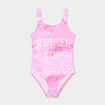Maillot de bain une pi&egrave;ce blanc fille