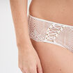Shorty en dentelle blanc femme