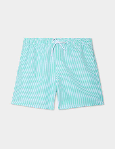 Short de bain vert turquoise homme