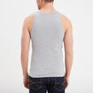 Débardeur coton bretelles larges gris homme