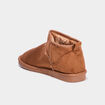 Bottines fourr&eacute;es marron femme