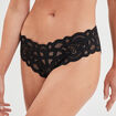 Boxer en dentelle noir femme