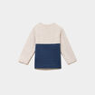 Pull col rond manches longues bleu marine b&eacute;b&eacute; gar&ccedil;on