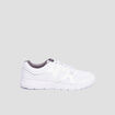 Baskets running à lacets blanc homme