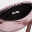 Sac banane arrondi couleur bronze femme