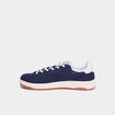 Tennis basses &agrave; lacets bleu marine homme