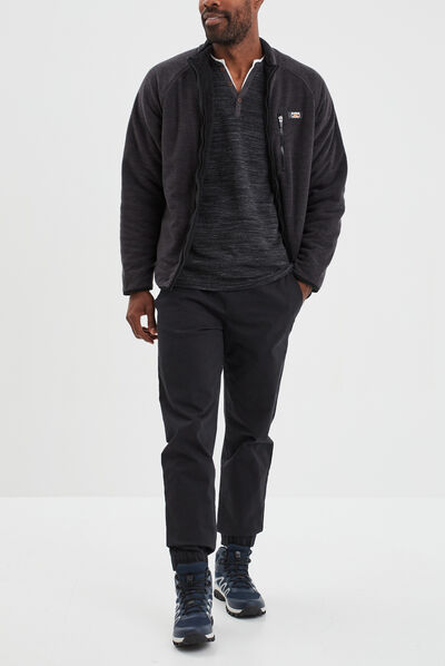 Pantalon jogpant noir homme