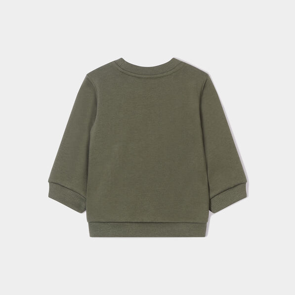 Sweat manches longues Pat Patrouille vert kaki bébé garçon
