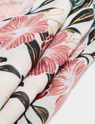 Foulard multicolore femme
