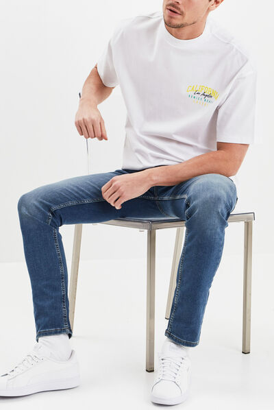 Jeans skinny taille standard denim dirty homme