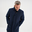 Parka 3-en-1 d&eacute;perlante bleu fonc&eacute; homme