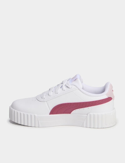 Tennis basses à lacets Carina 2.0 Puma rose fushia fille