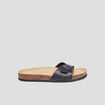 Mules avec boucles noir homme