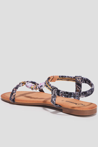 Sandales Mosquitos multicolore femme