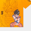 T-shirt manches courtes coton Goku orange foncé garçon