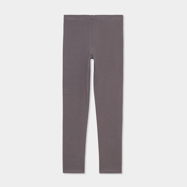 lot 2 leggings coton gris fonce fille Lot 2 leggings coton gris foncé fille