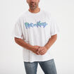 T-shirt manches courtes Rick et Morty blanc homme